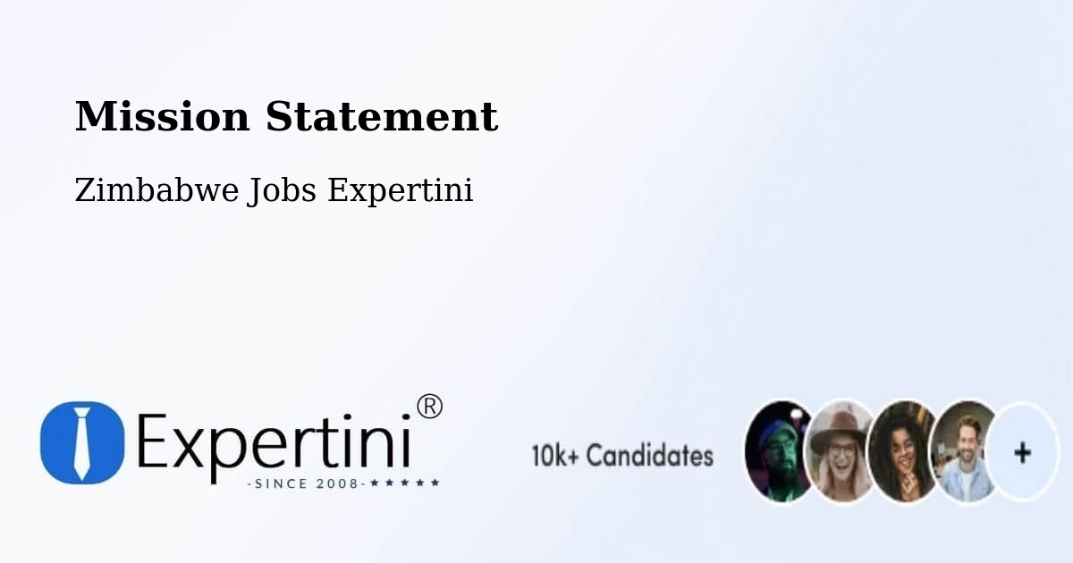 Corporate Mission – Macheke - Zimbabwe Jobs Expertini